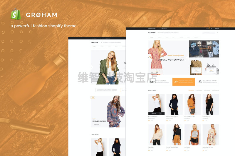 Groham - Fashion eCommerce Shopify Theme
