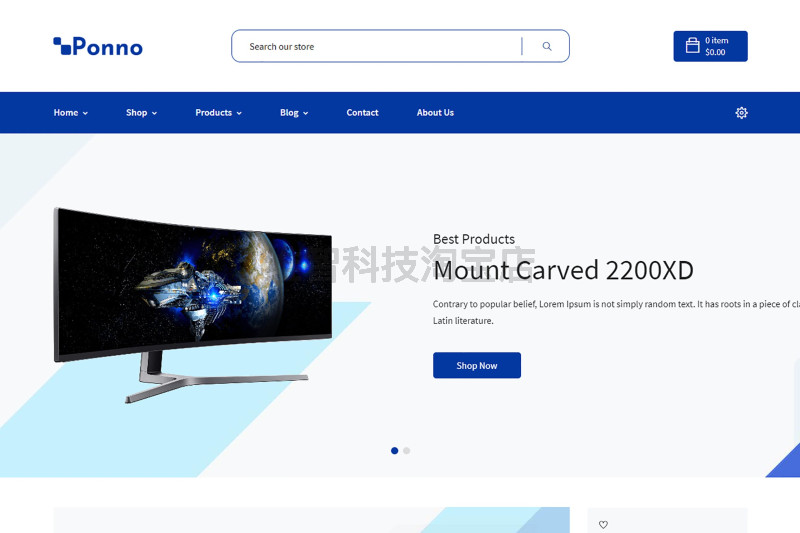 Ponno - Electronics eCommerce Shopify Theme + RTL
